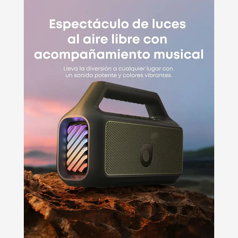 Parlante Bluetooth Soundcore Boom 2 BT 6.0 Verde 5