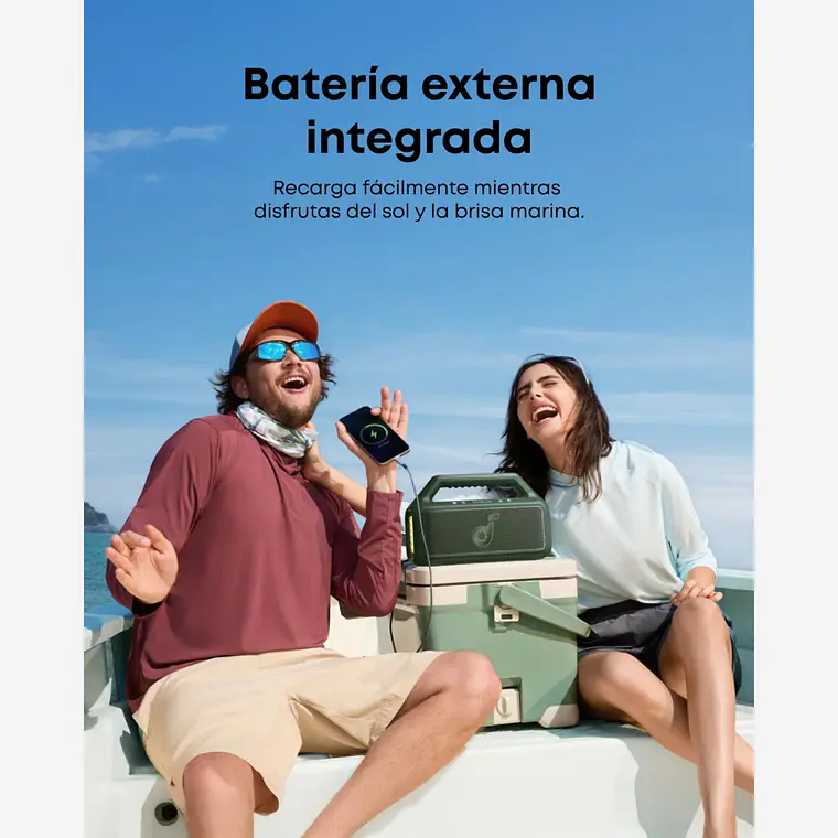 Parlante Bluetooth Soundcore Boom 2 BT 6.0 Verde 7