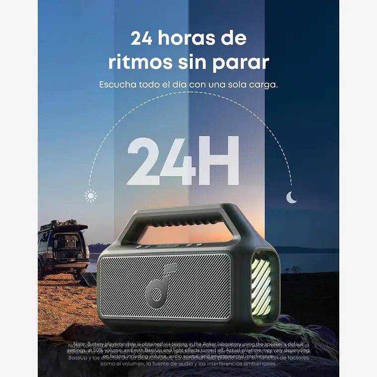 Parlante Bluetooth Soundcore Boom 2 BT 6.0 Verde 6