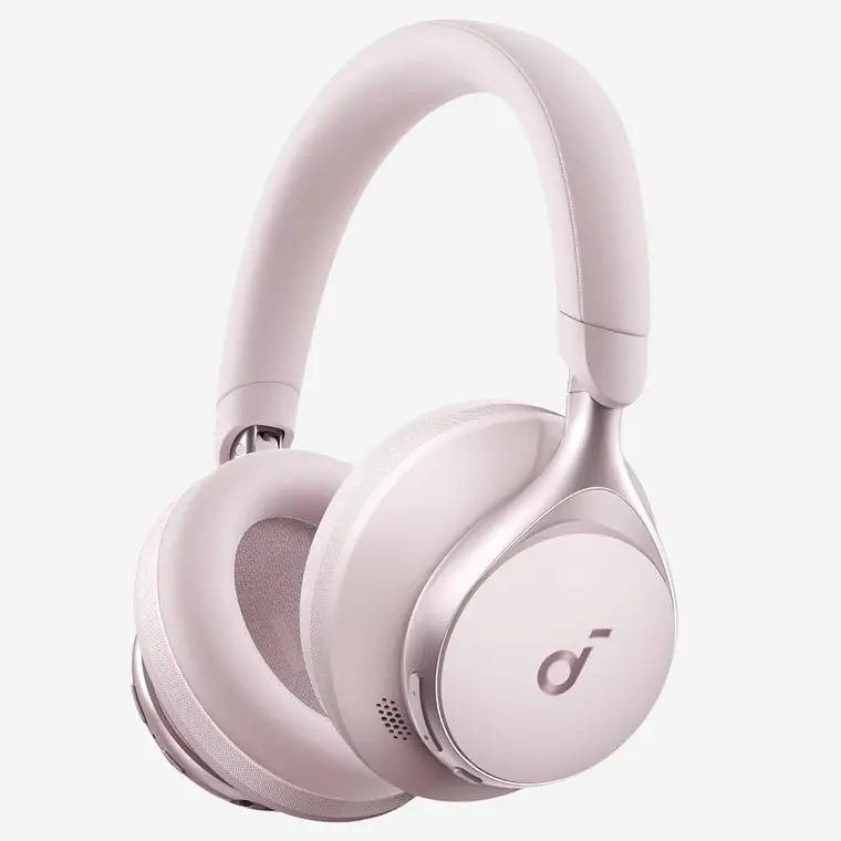 Audífonos Bluetooth Soundcore Space One Cancelación Activa Rosado 1