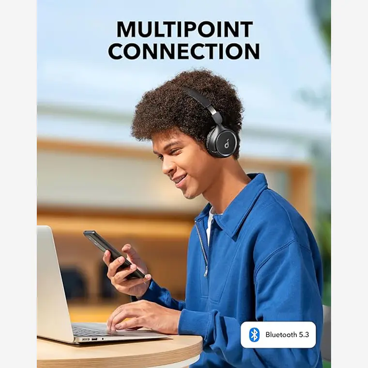 Audífonos Bluetooth Soundcore H30i Ultraligeros 70H 5
