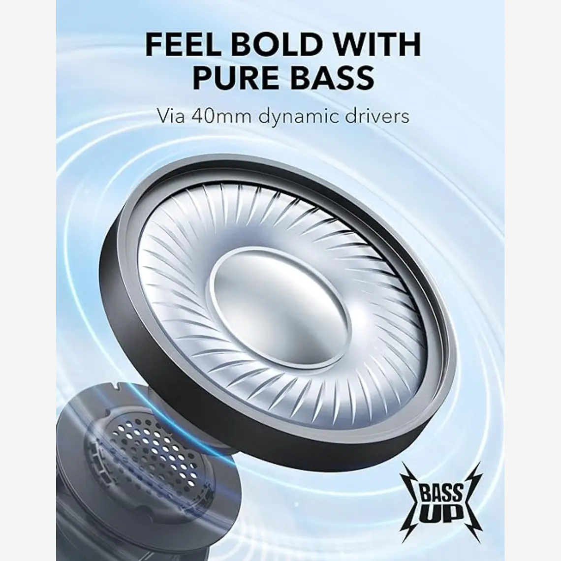 Audífonos Bluetooth Soundcore H30i Ultraligeros 70H 2