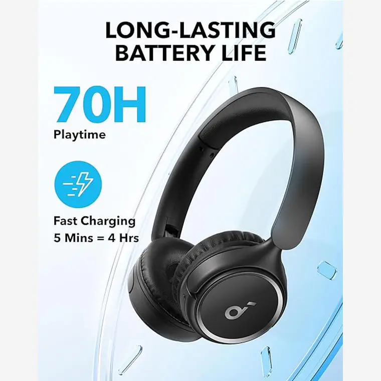 Audífonos Bluetooth Soundcore H30i Ultraligeros 70H 3
