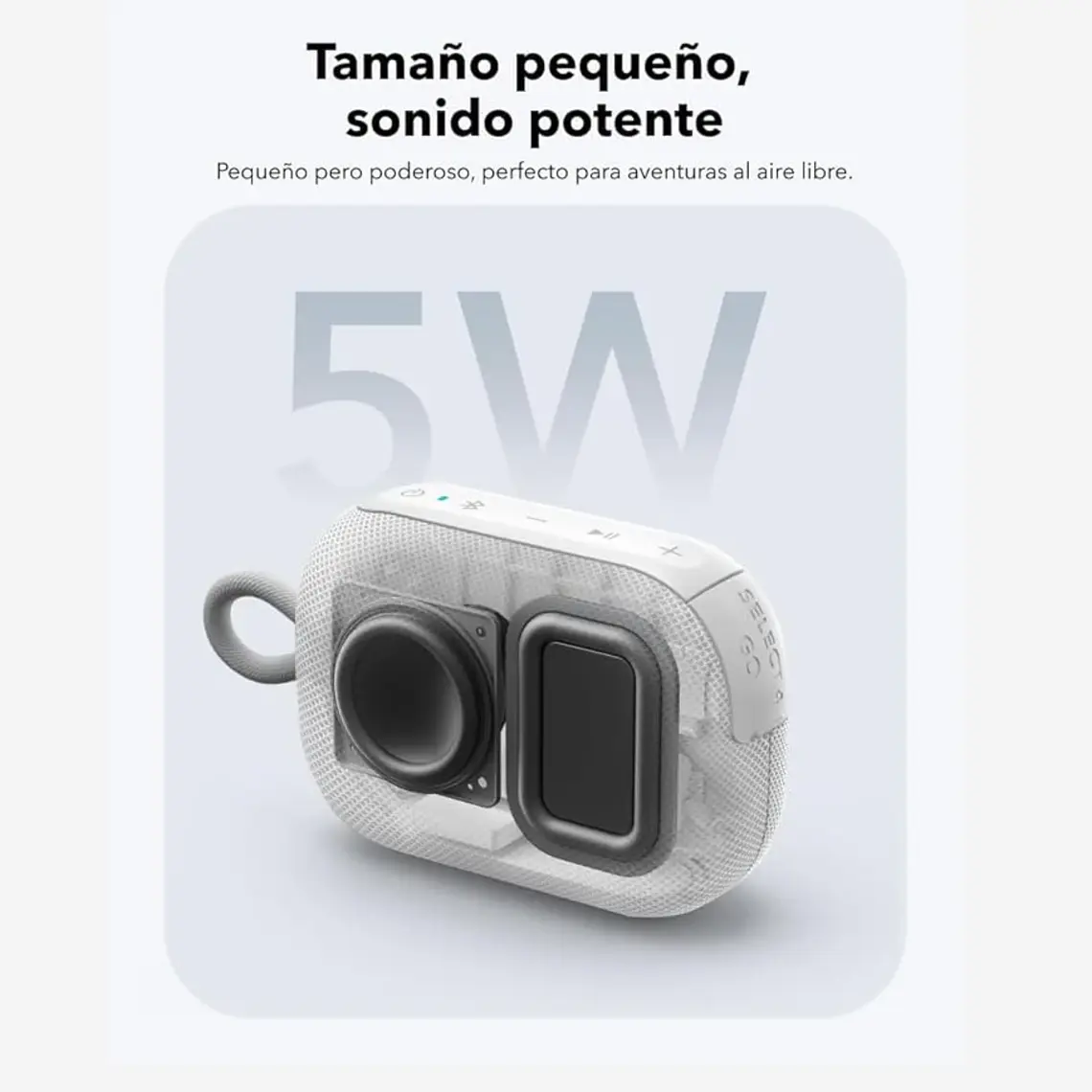 Parlante Bluetooth Soundcore Select 4 Go Blanco Portátil 2
