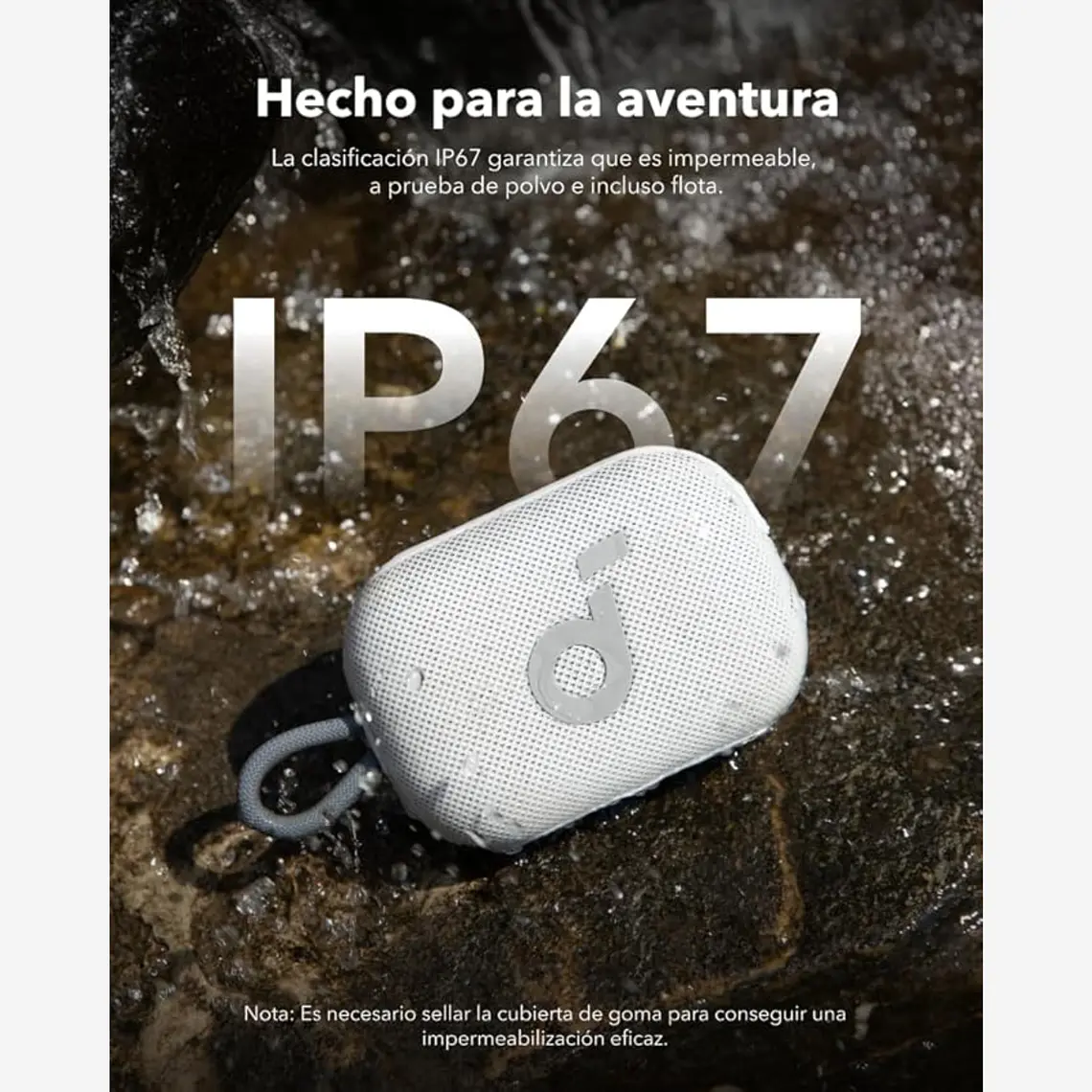 Parlante Bluetooth Soundcore Select 4 Go Blanco Portátil 3