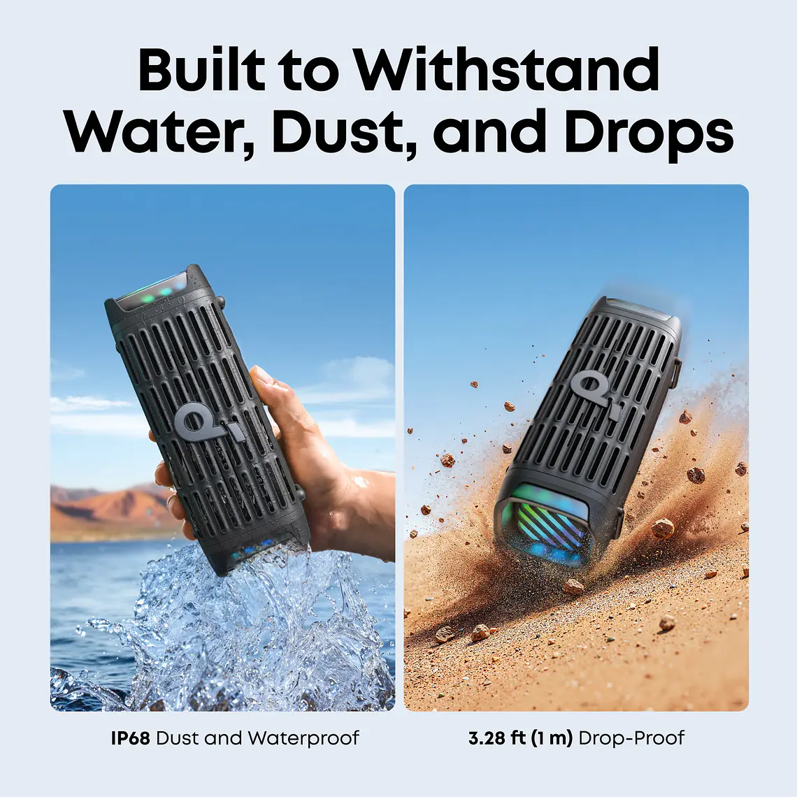 Parlante Bluetooth Soundcore Boom 3i 50W Negro 6
