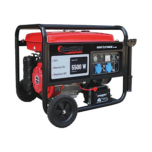 GERADOR A GASOLINA 5500W 13HP PARTIDA MANUAL/ELÉTRICA