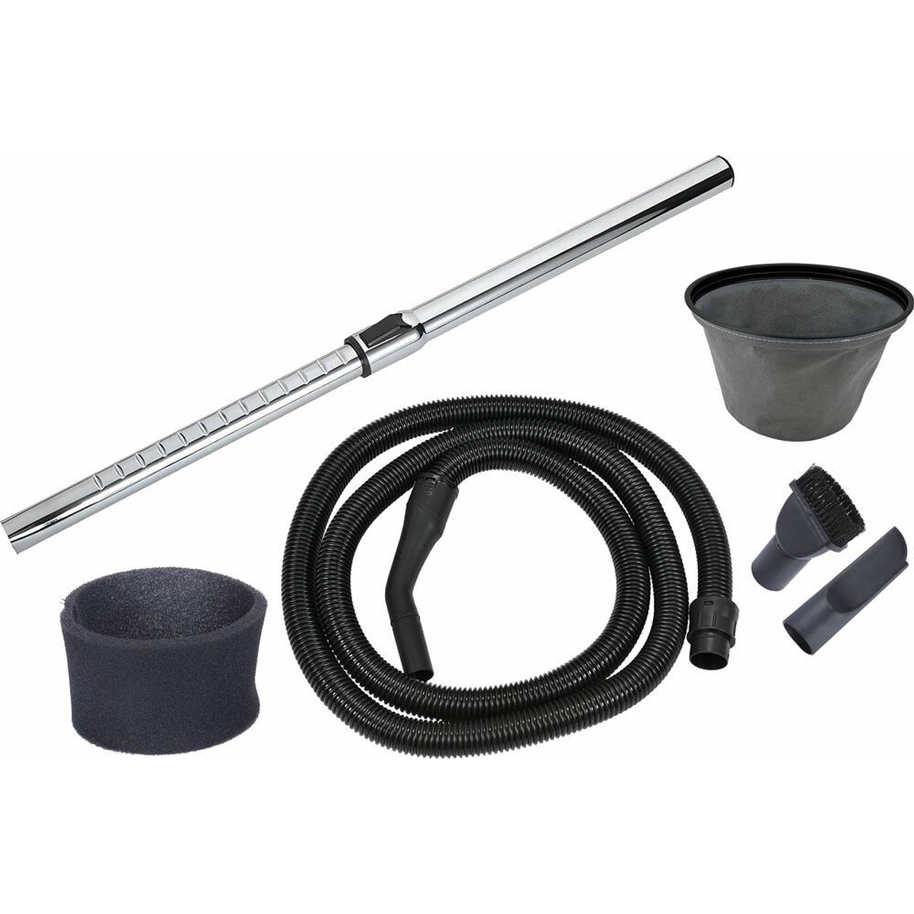 Aspirador de Água e Pó 30L | 1200W | 17.5 kPa | Kit Completo 2