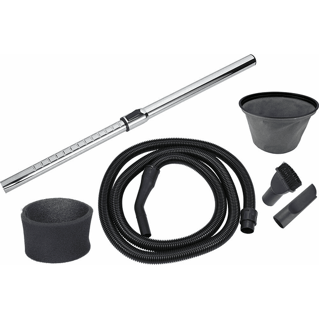 Aspirador de Água e Pó 30L | 1200W | 17.5 kPa | Kit Completo 2