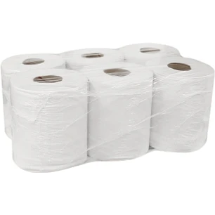 Toalhas de Papel Brancas - 2 Folhas - Bobine com Desenrolamento Central