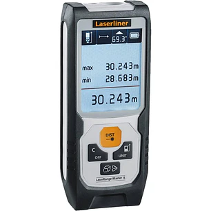 Telémetro Laser Laserliner | 50m | Precisão ±1.5mm | Função Área/Volume | Nível Digital
