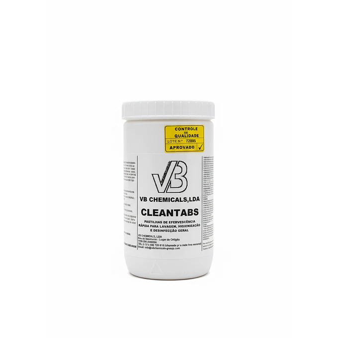 Pastilhas Efervescentes de Desinfeção com Cloro — CLEANTABS