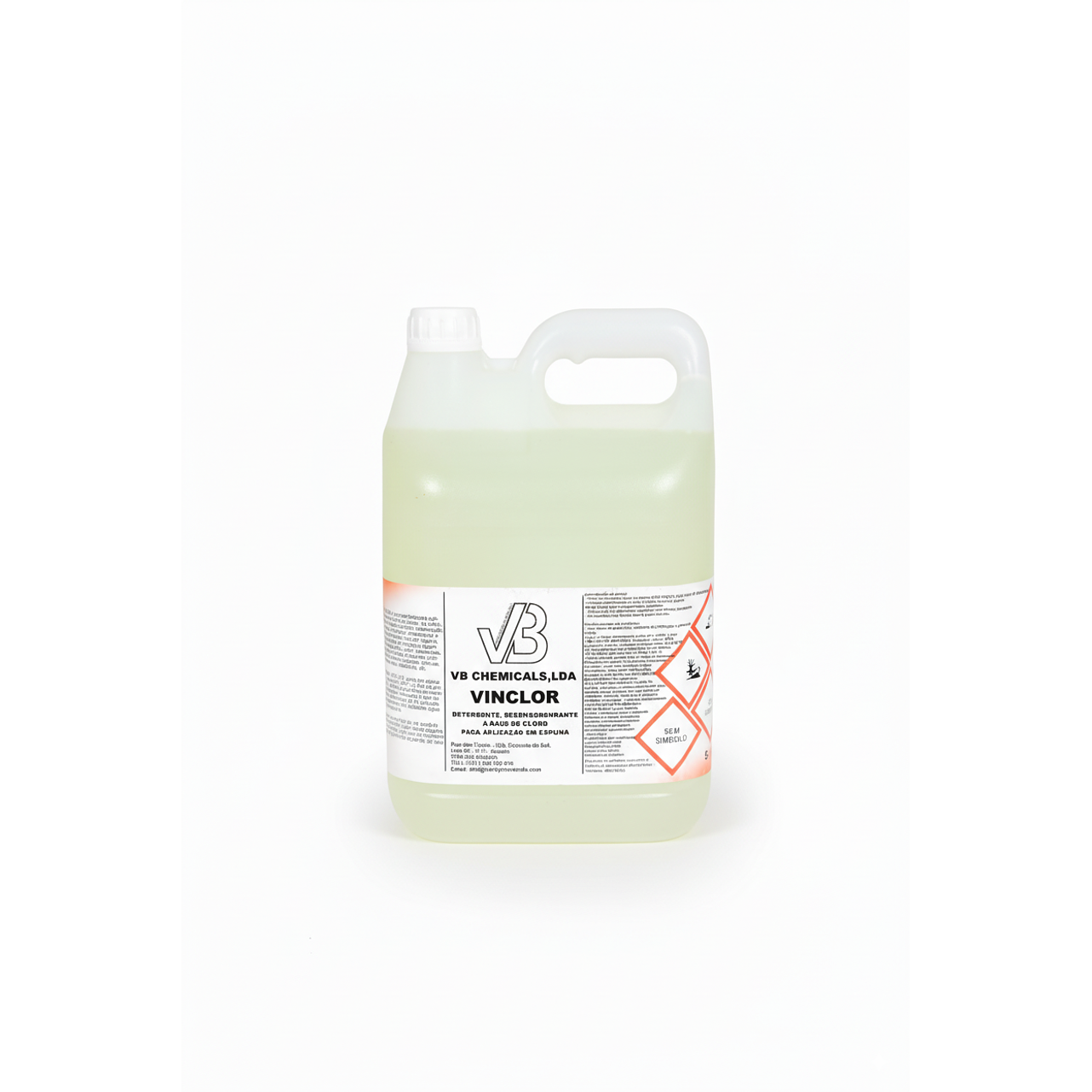 Desengordurante clorado de alta eficácia para higiene intensiva – VINCLOR Vbchemicals 1