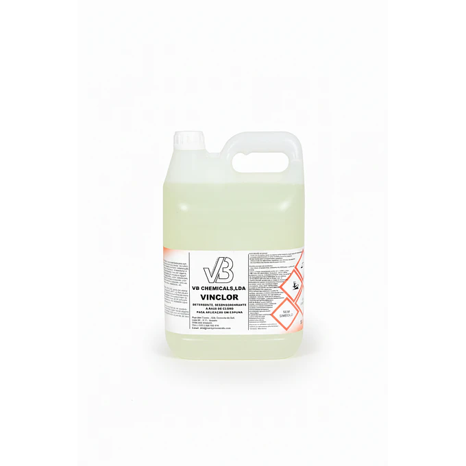 Detergente Desengordurante com Cloro Ativo por Espuma — VINCLOR