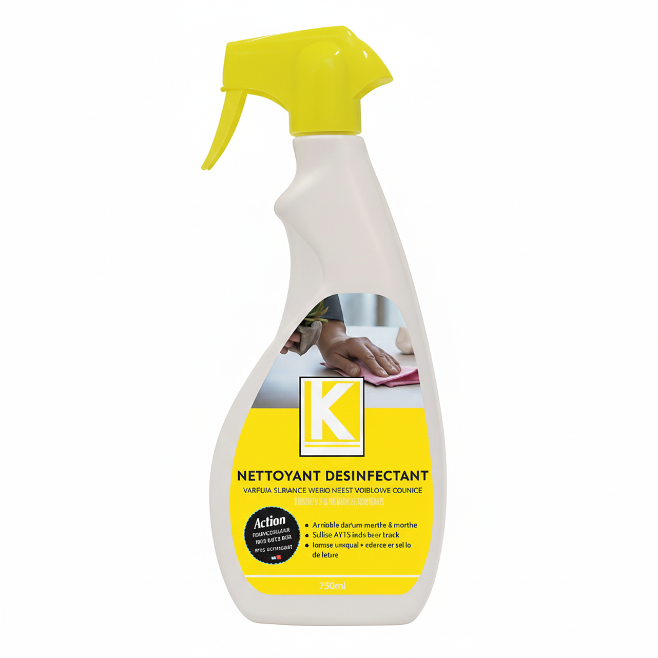 Desinfetante Virucida e limpeza Multi-Superfícies - 750ml 1