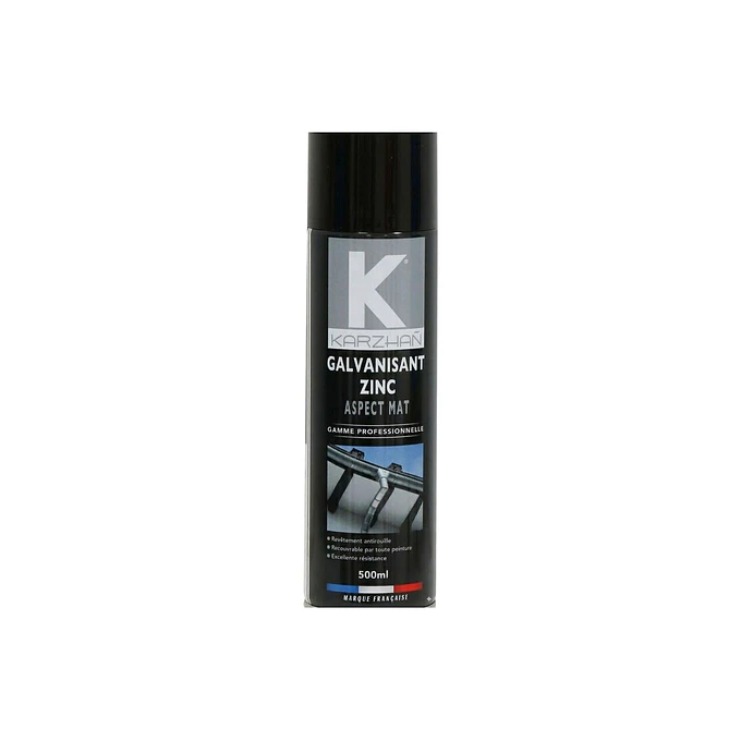 Spray Galvanizante em Zinco Aspeto Mate Proteção Antiferrugem