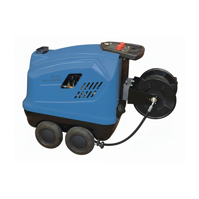 Lavadora de Alta Pressão Água Quente 380V | 200 Bar | 15 L/min