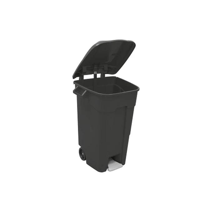 Contentor de Roda com Pedal - 120L - Preto