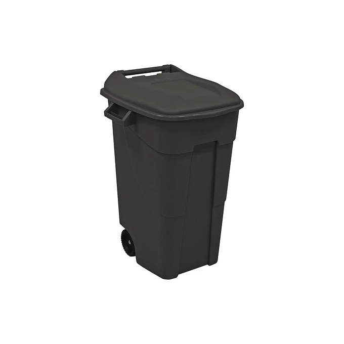 Contentor de Roda com Tampa - 120L - Preto
