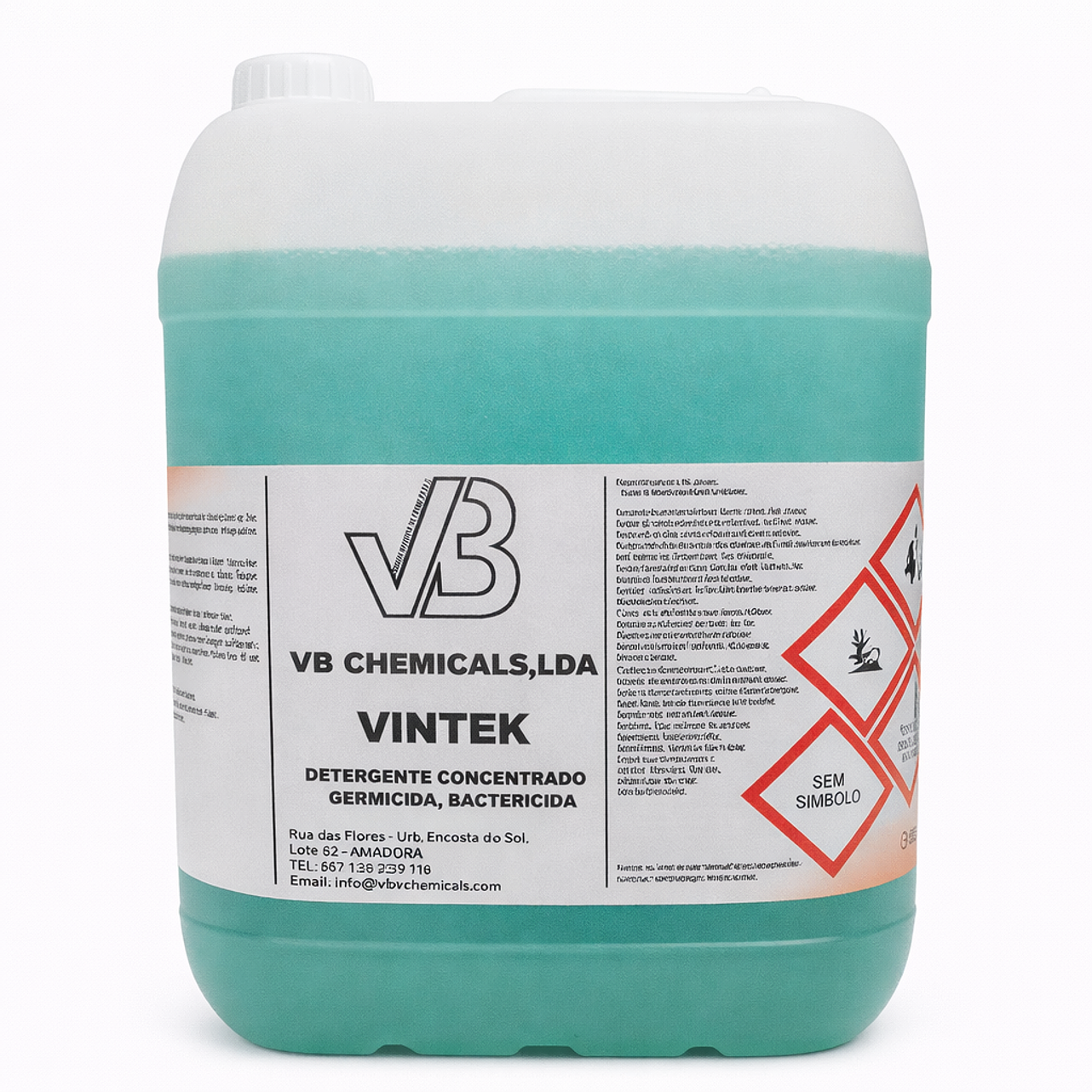 VINTEK – Detergente Concentrado Desinfetante para Utensílios e Equipamentos 1