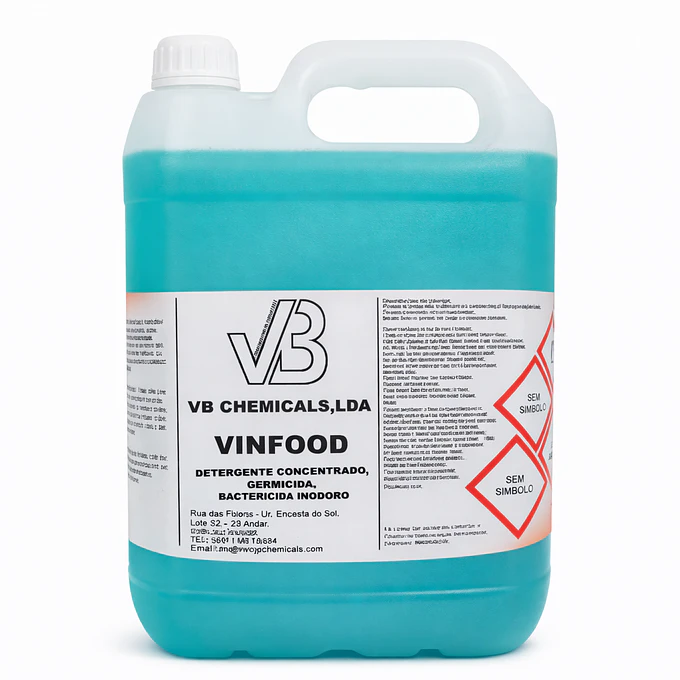 Detergente Concentrado Germicida e Bactericida para Indústria Alimentar — VINFOOD