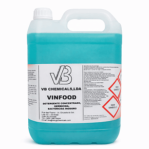 VINFOOD – Detergente Concentrado Desinfetante para Indústria Agroalimentar