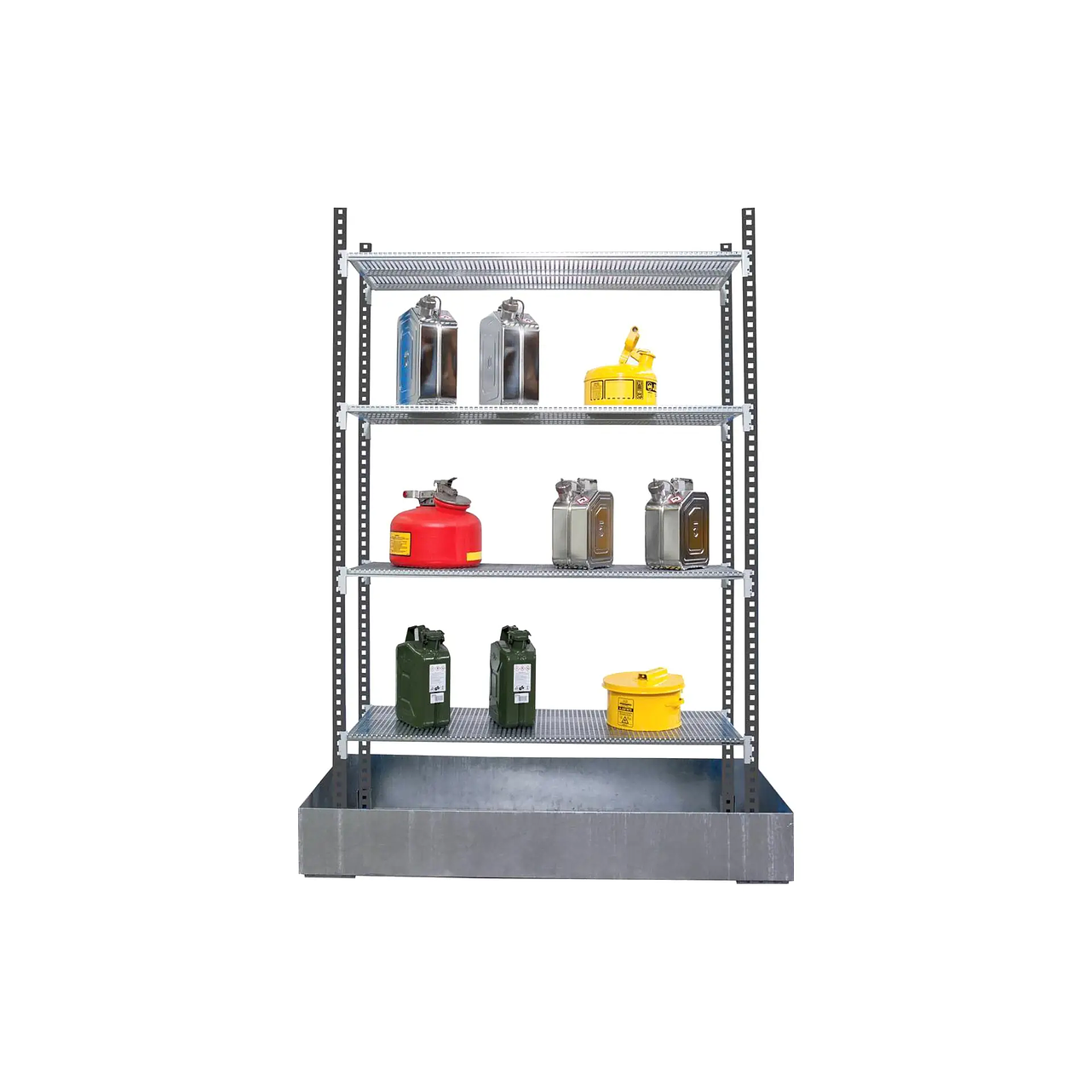 Estante com Bacia de Retenção Galvanizada 179L 1