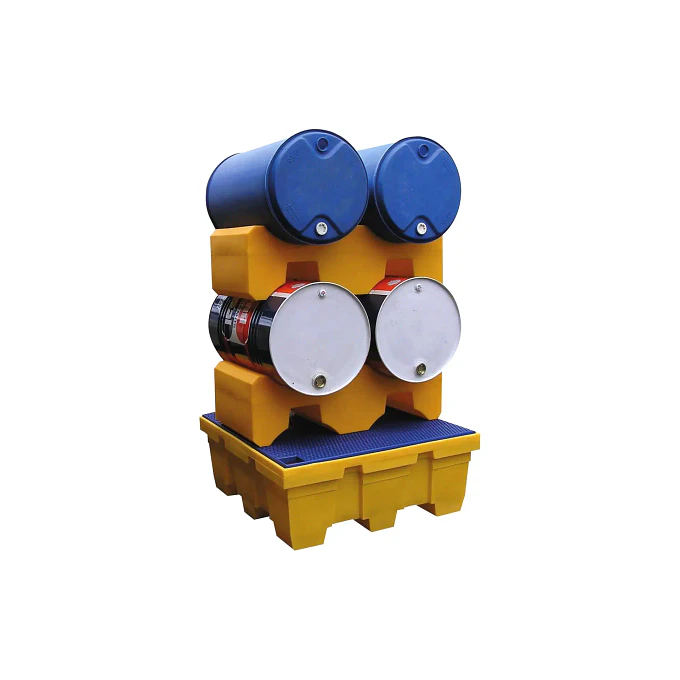 Suporte em PE para 2 Bidões de 200 L