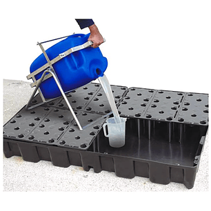 Bacia de Retenção Modular de Laboratório 120L sem Grelha