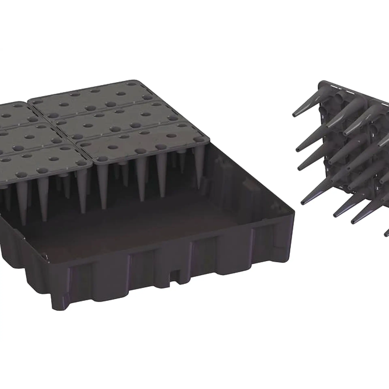 Grelha PE 60x40 cm para Bacia de Retenção Modular 2