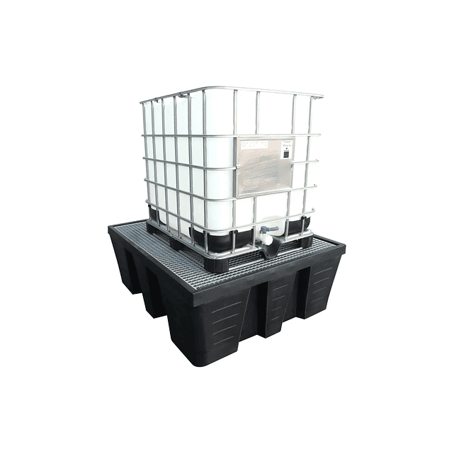  Bacia de Retenção 1000L para IBC com Grelha Galvanizada 1