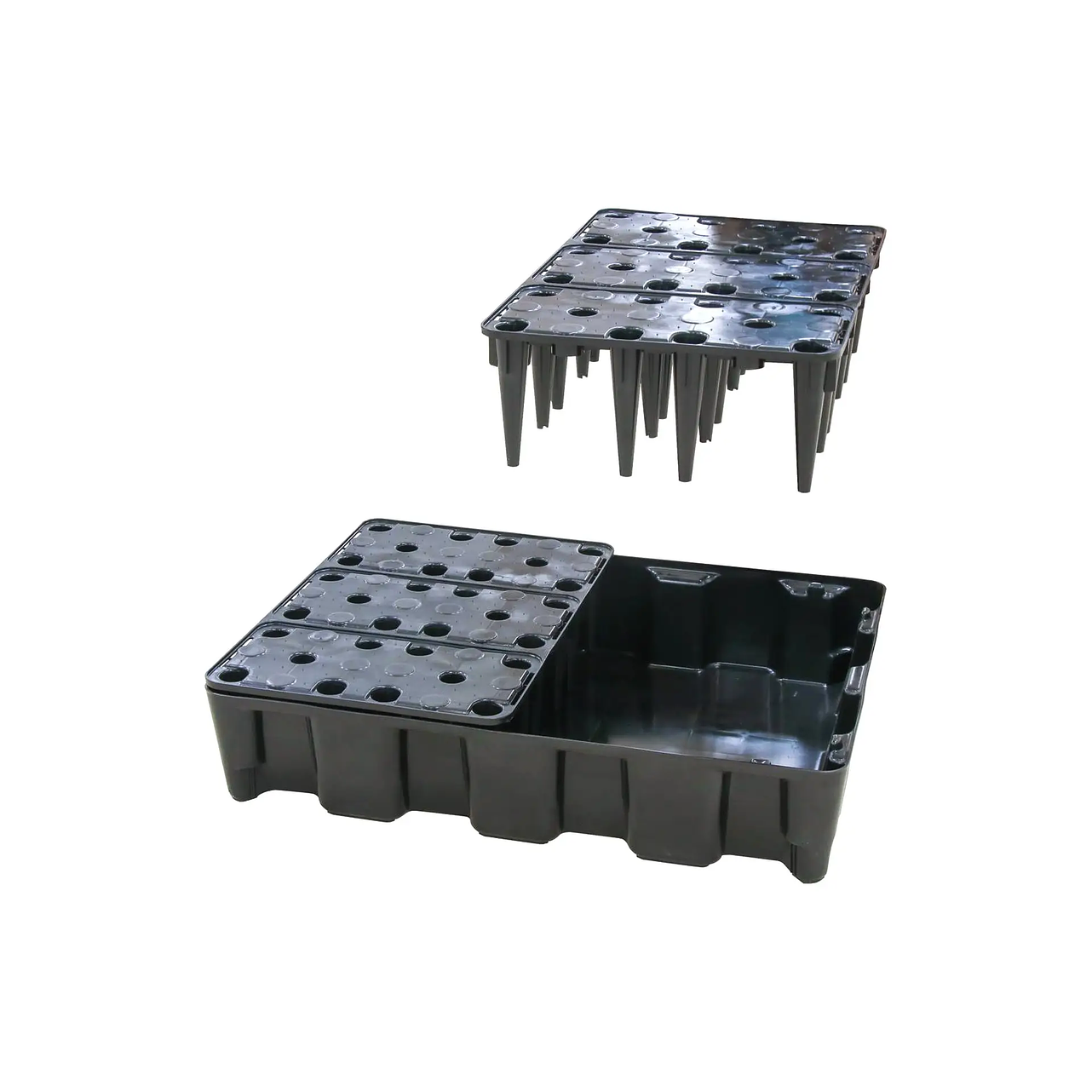 Bacia de Retenção Modular 60L com Grelha PE 2