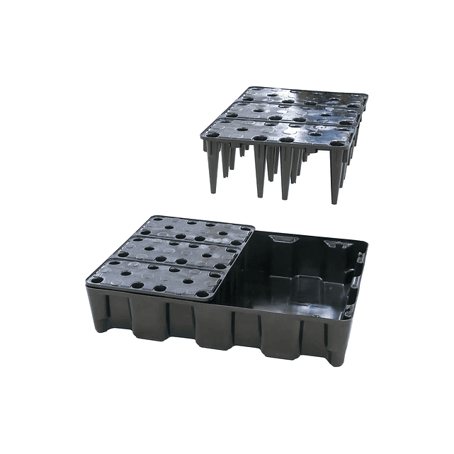 Bacia de Retenção Modular 60L com Grelha PE 2