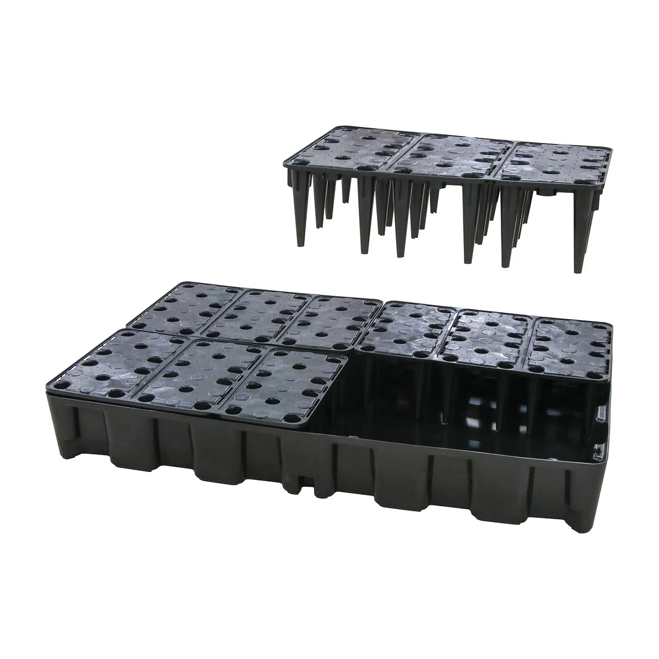 Bacia de Retenção Modular 120L com Grelha PE 1