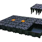Bacia Modular de Retenção 250L com Grelha PE - Thumbnail 1
