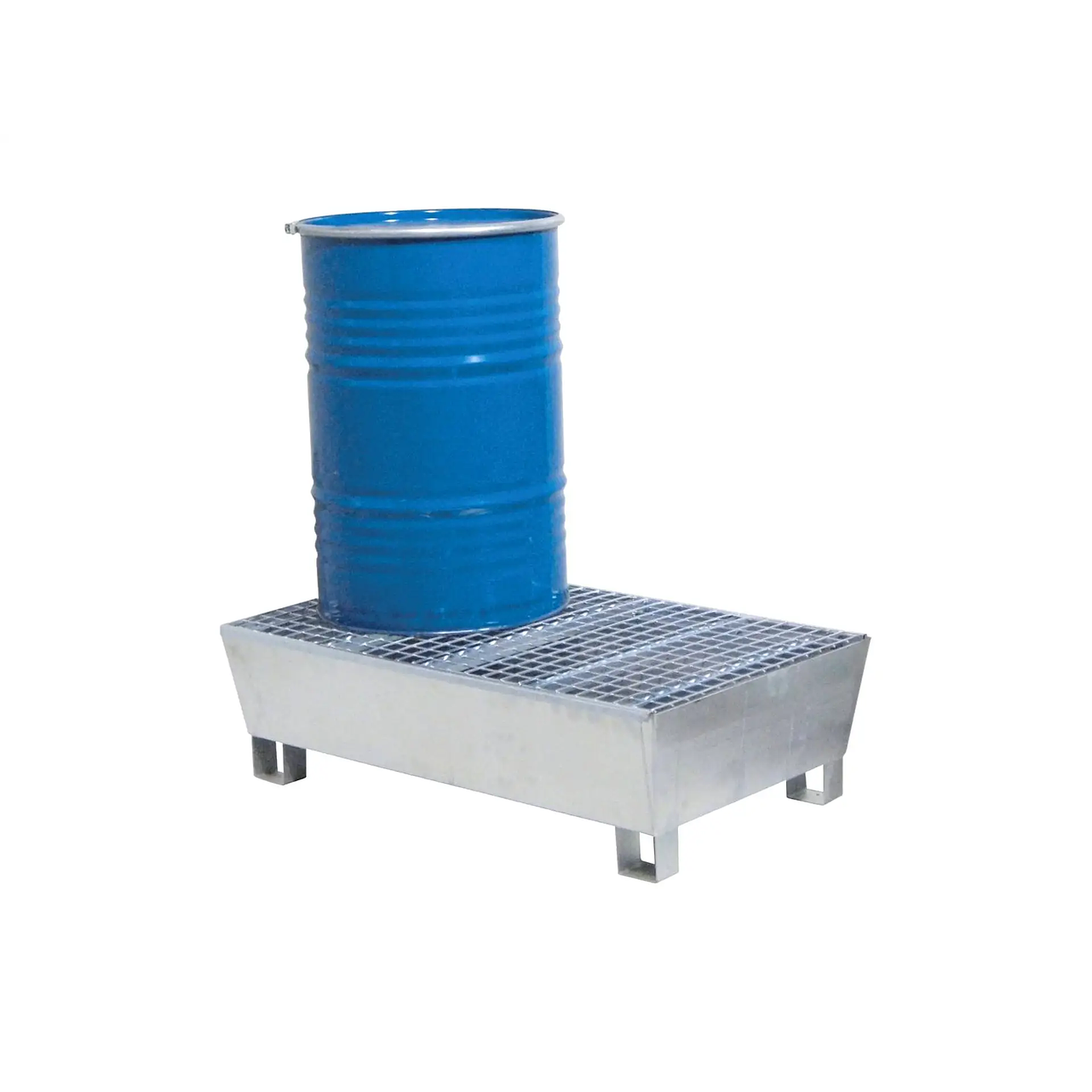 Bacia de Retenção 220L em Aço para 2 Fustos 1