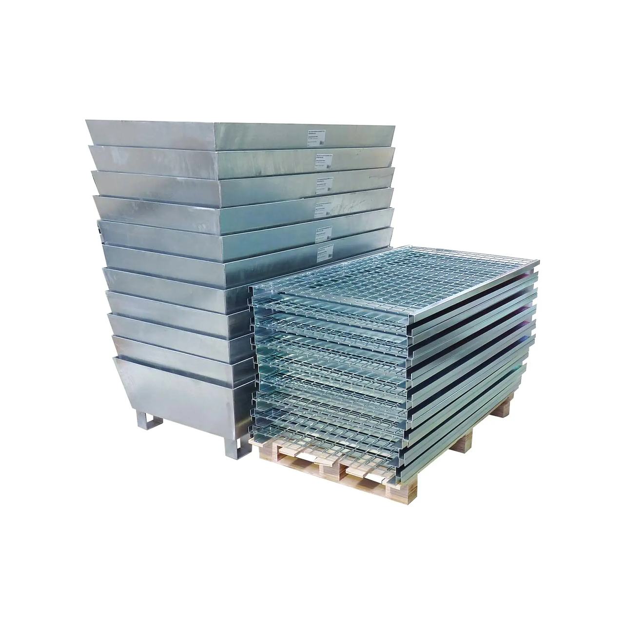 Bacia de Retenção 220L em Aço para 2 Fustos 3