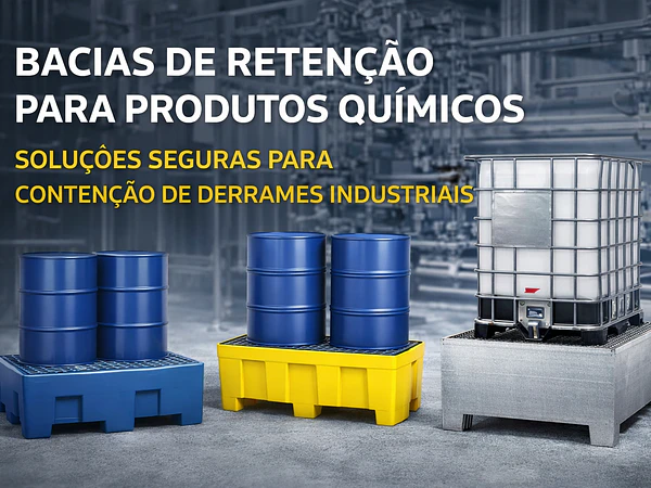 Bacias de retenção para produtos quimicos legislação em Portugal