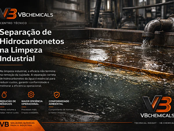 Separação de Hidrocarbonetos na Limpeza Industrial