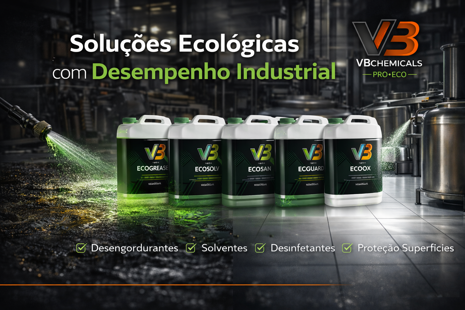 Produtos Ecológicos Industriais | VBchemicals