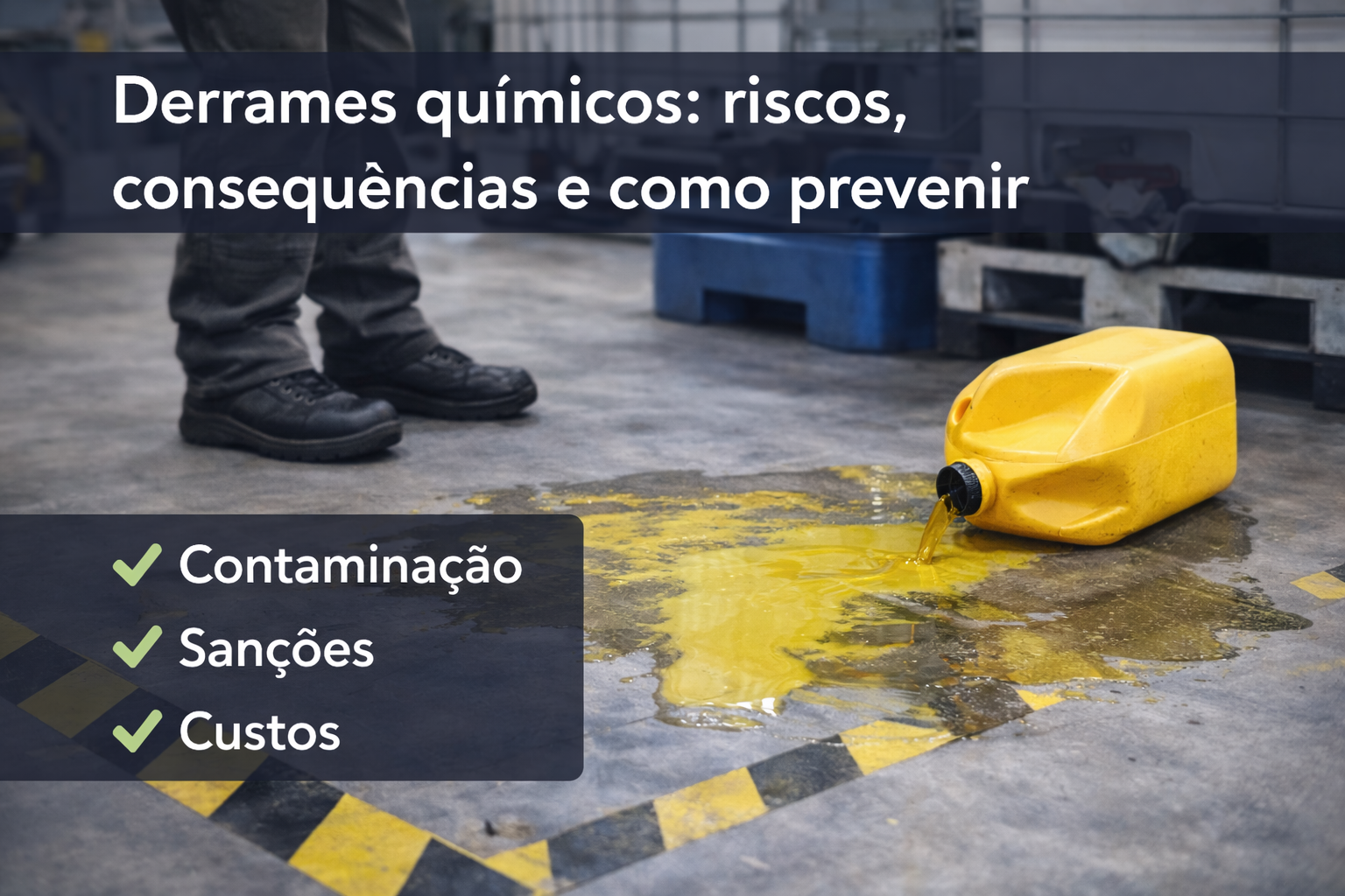 Derrames químicos: riscos, consequências e como prevenir