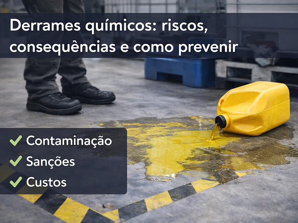 Derrames químicos: riscos, consequências e como prevenir