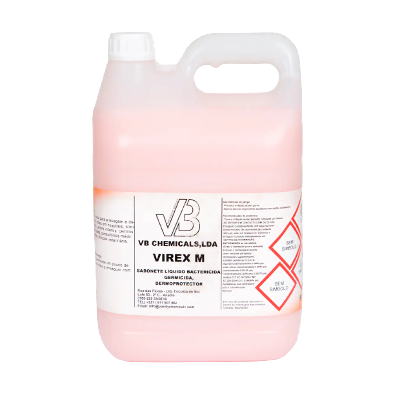 Sabonete Líquido Bactericida e Dermoprotetor para Mãos — VIREX M 1