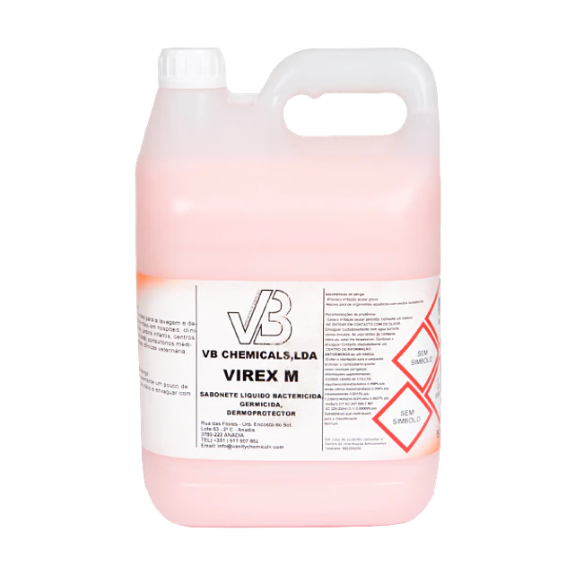 Sabonete Líquido Bactericida e Dermoprotetor para Mãos — VIREX M 1