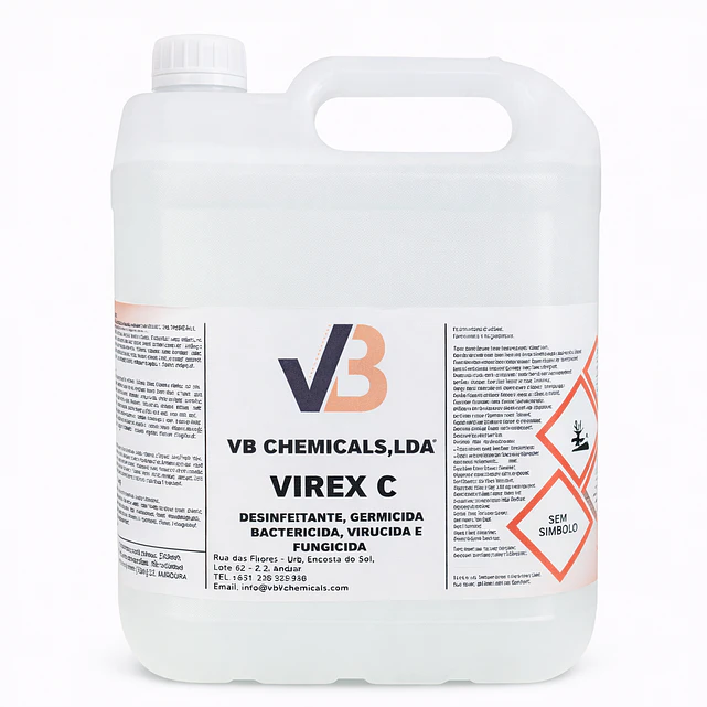 Desinfetante Germicida, Bactericida, Fungicida e Virucida — VIREX C 1