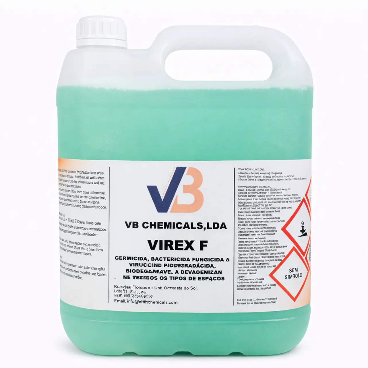 Detergente Desinfetante para Pavimentos com Bio Álcool — VIREX F 1