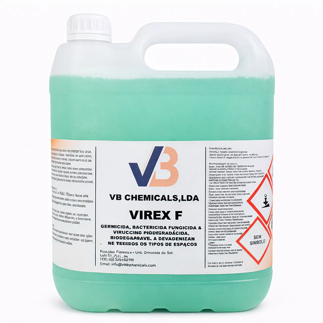Detergente Desinfetante para Pavimentos com Bio Álcool — VIREX F 1