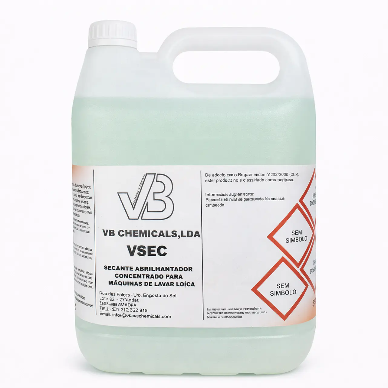 Secante Abrilhantador Concentrado para Máquinas de Lavar Loiça — VSEC 1