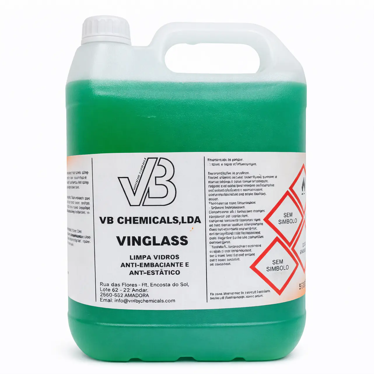 Limpa Vidros Antiembaciante e Antiestático Concentrado — VINGLASS 1