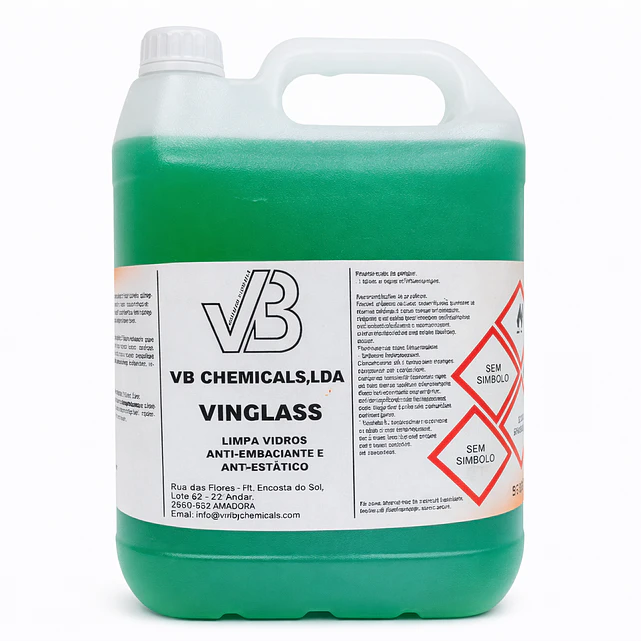 Limpa Vidros Antiembaciante e Antiestático Concentrado — VINGLASS 1
